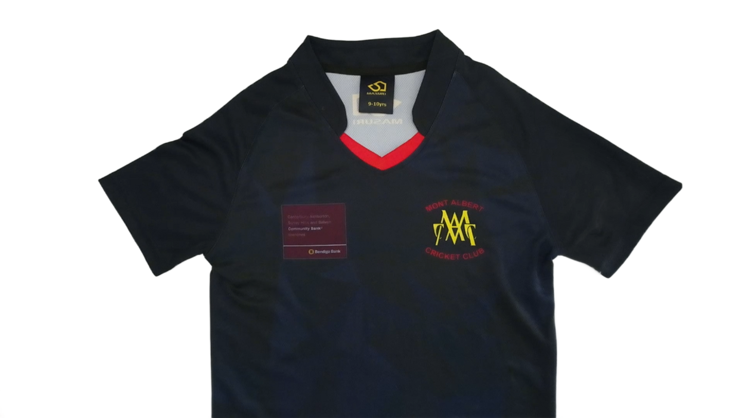 Junior Short Sleeve V Neck Shirt Playing Masuri