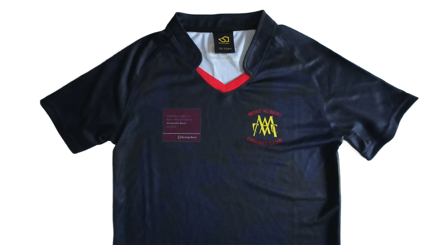 Junior Short Sleeve V Neck Shirt Playing Masuri