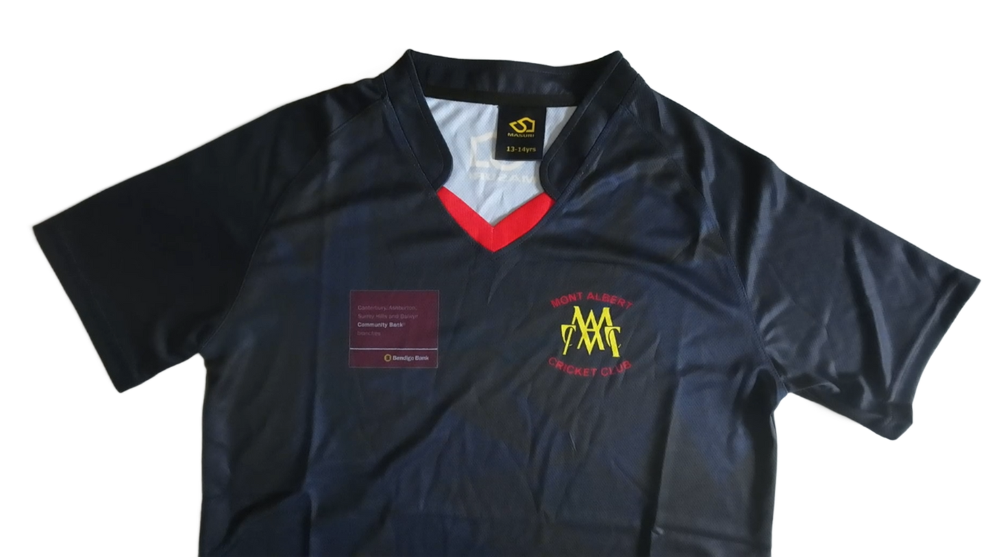 Junior Short Sleeve V Neck Shirt Playing Masuri