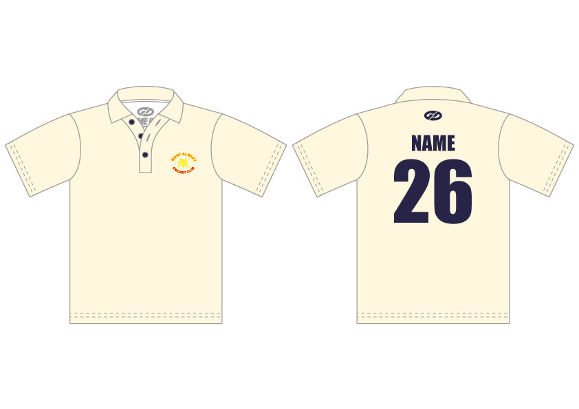 2026/27 Men's Cream Playing Shirt - Long Sleeve